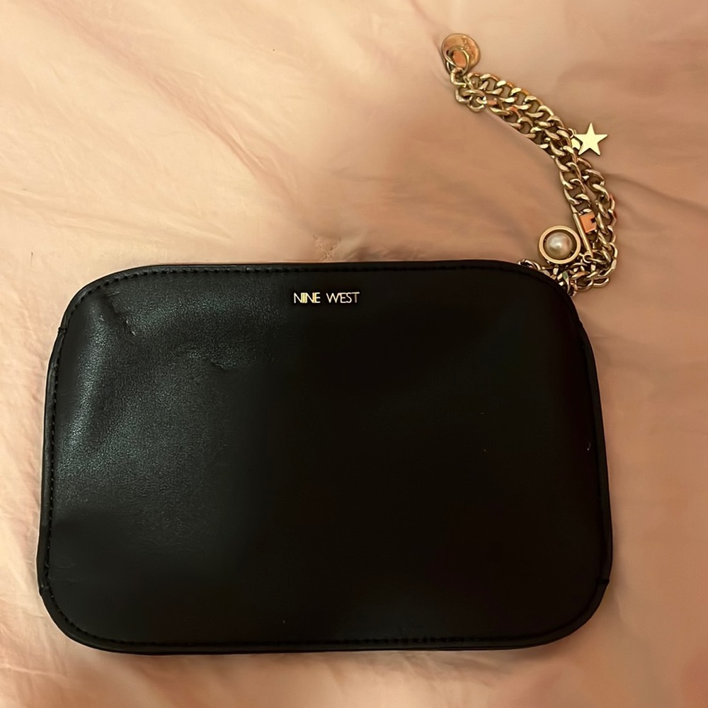 Black Nine West Wristlet
